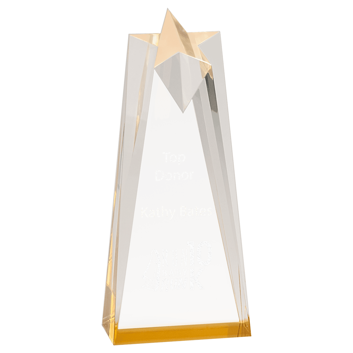 Sculpted Star Acrylic Award
