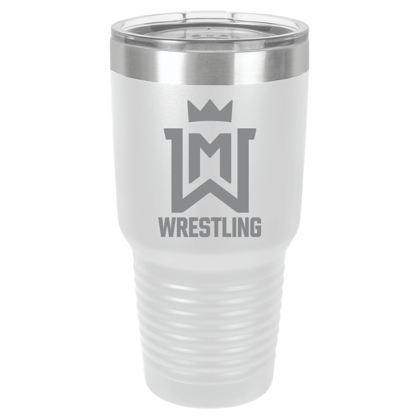 WM Wrestling 30oz Tumber W/ Slider