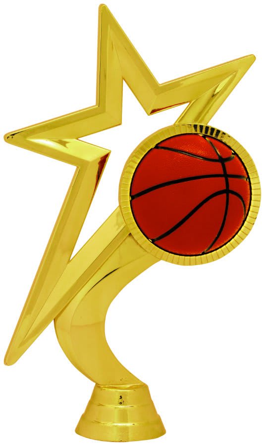 Gold Star Basketball Figure