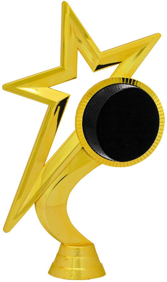 Gold Star Hockey Figure