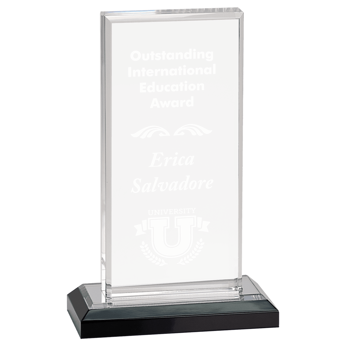 Beveled Impress Acrylic Award
