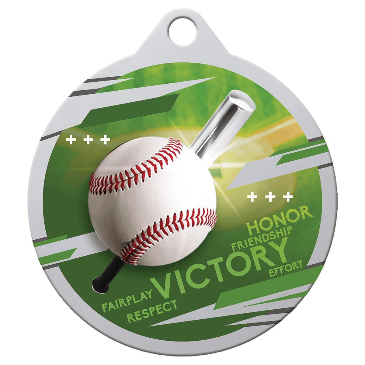 2" Inspire Baseball Medal Award