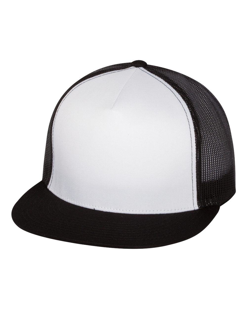 YP Classic 6006 Flat Bill Snapback Mesh Hat - Halstead