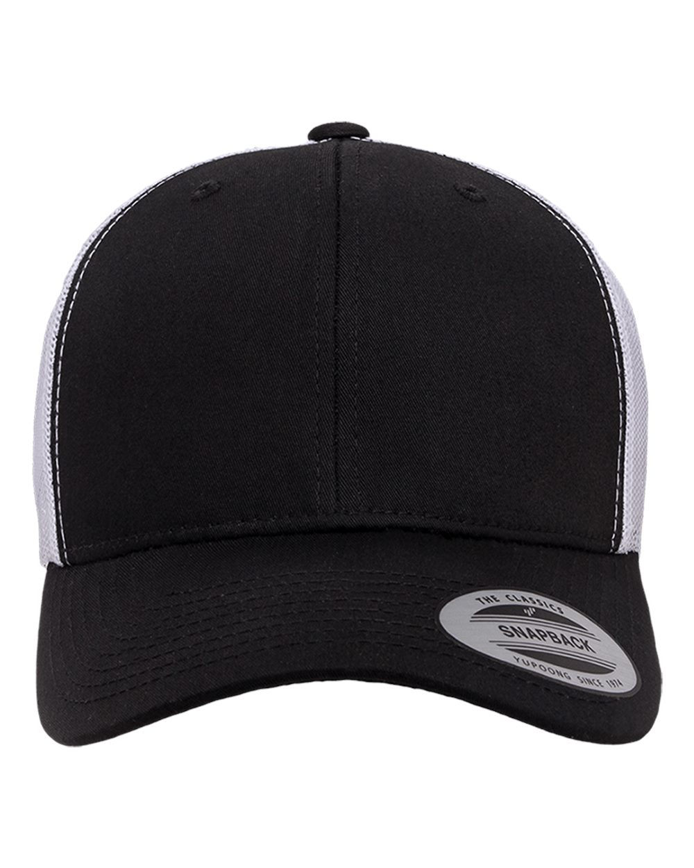 YP Classic 6606 Curved Bill Snapback Mesh Hat - Halstead