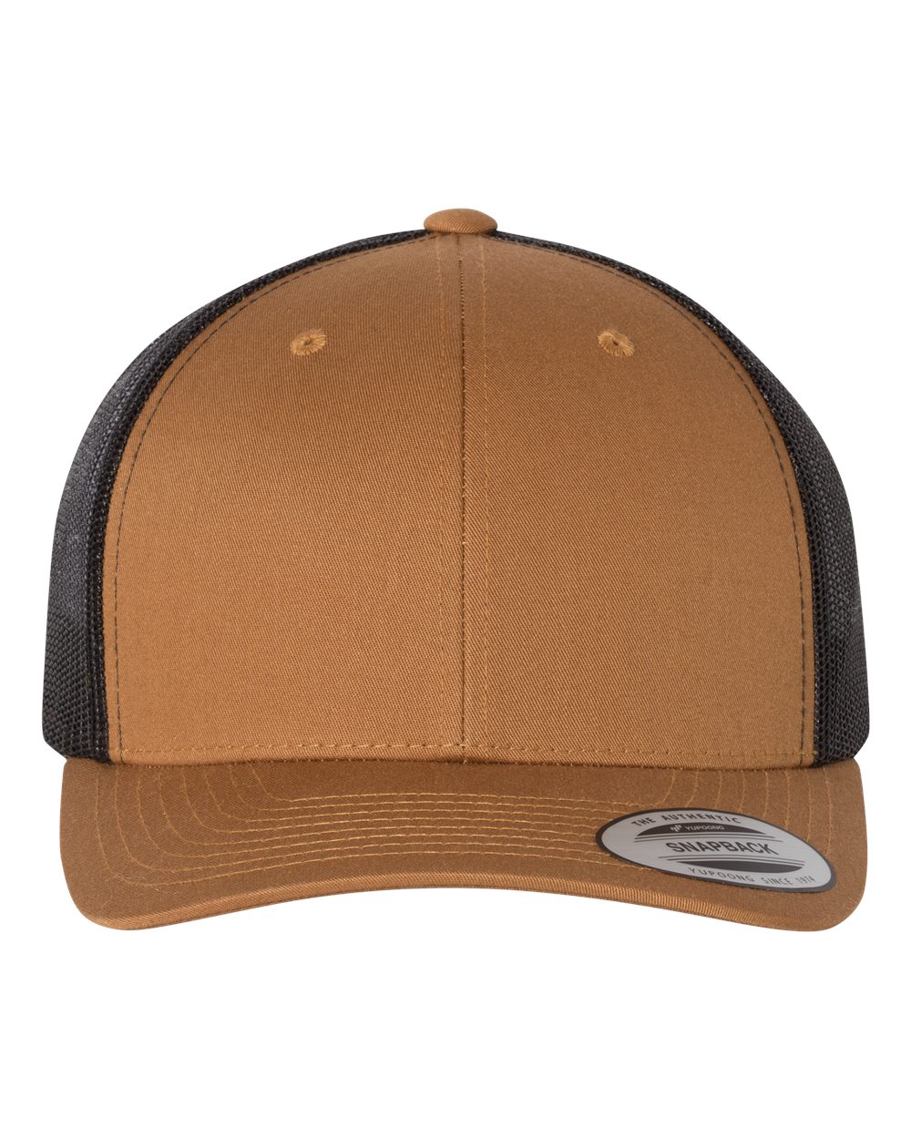 YP Classic 6606 Curved Bill Snapback Mesh Hat - Halstead