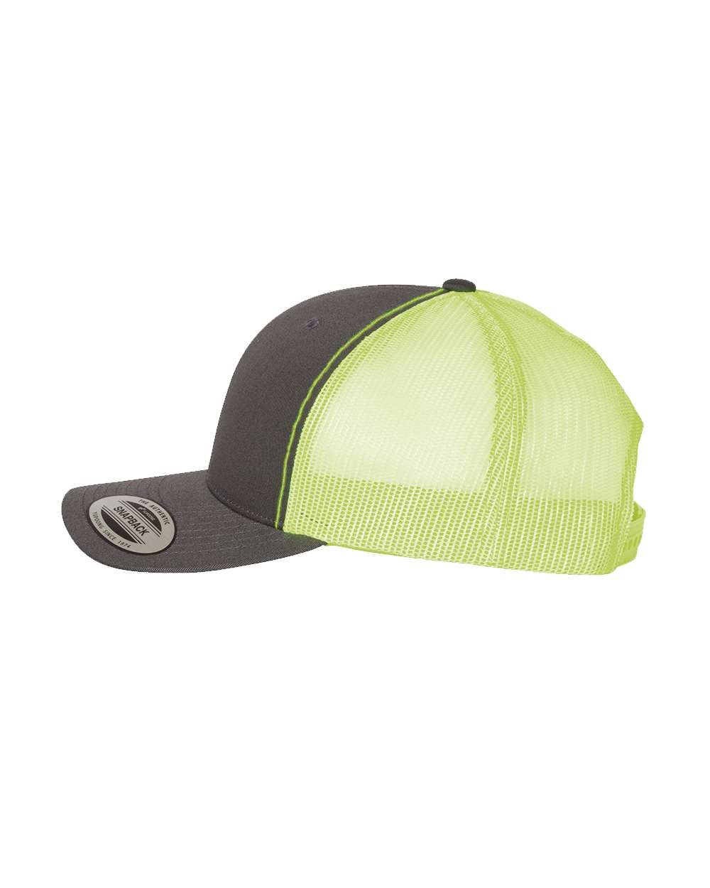 YP Classic 6606 Curved Bill Snapback Mesh Hat - Halstead