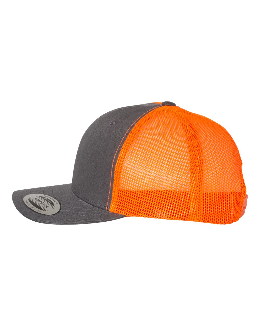 YP Classic 6606 Curved Bill Snapback Mesh Hat - Halstead