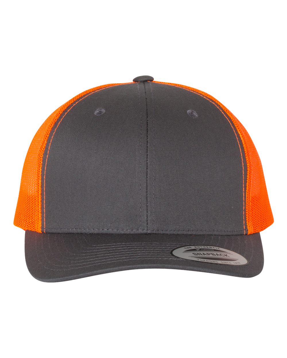 YP Classic 6606 Curved Bill Snapback Mesh Hat - Halstead