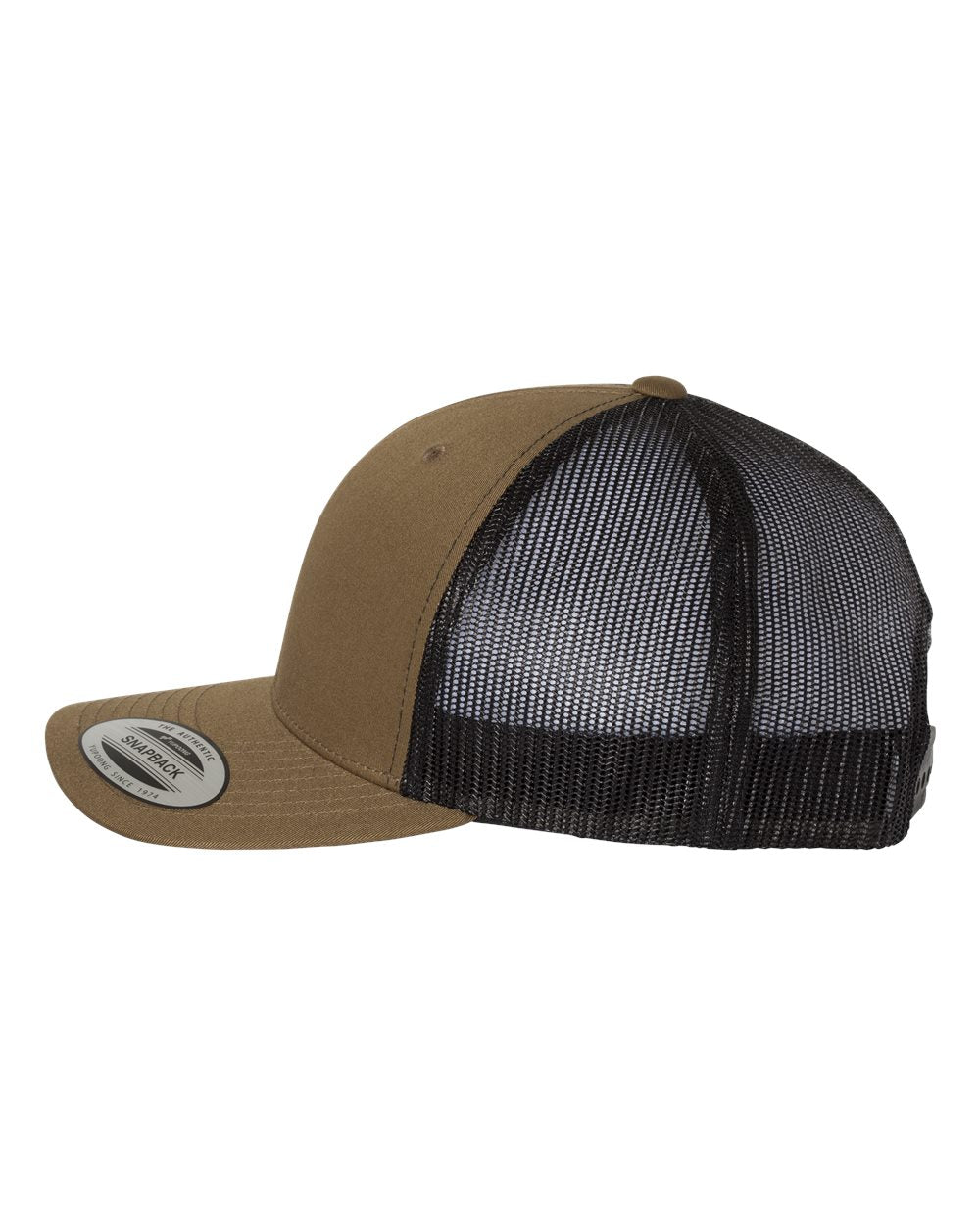 YP Classic 6606 Curved Bill Snapback Mesh Hat - Halstead