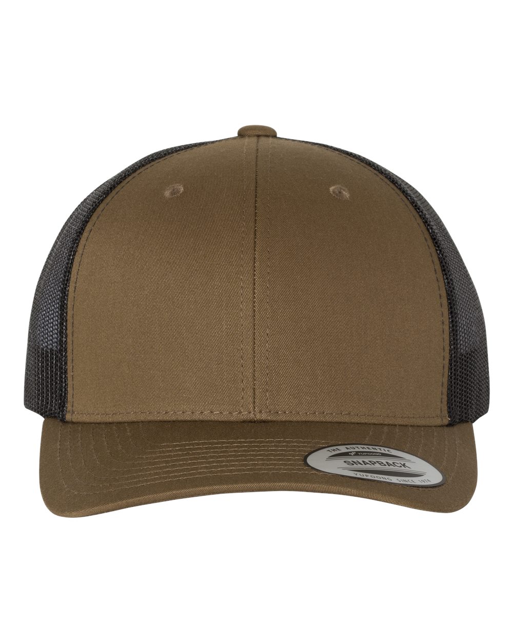YP Classic 6606 Curved Bill Snapback Mesh Hat - Halstead