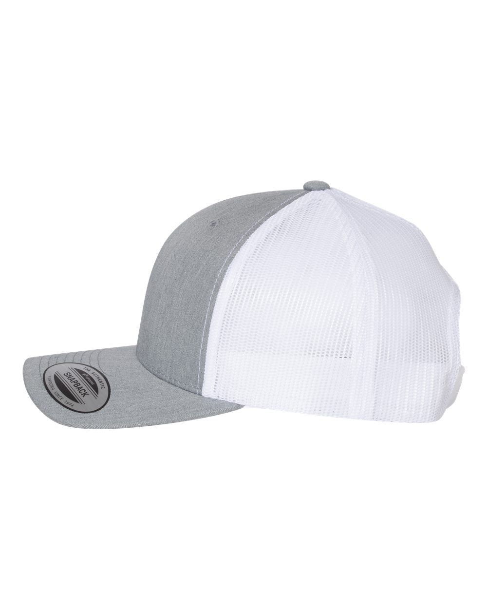 YP Classic 6606 Curved Bill Snapback Mesh Hat - Halstead