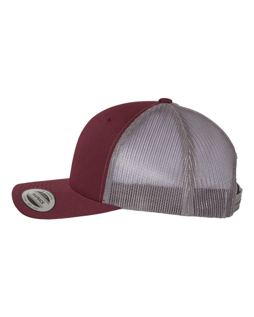 YP Classic 6606 Curved Bill Snapback Mesh Hat - Halstead