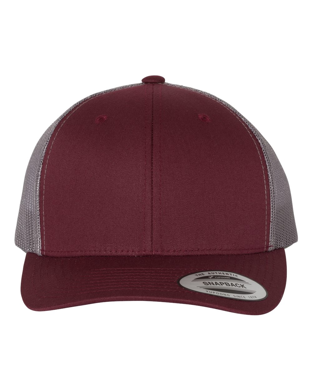 YP Classic 6606 Curved Bill Snapback Mesh Hat - Halstead