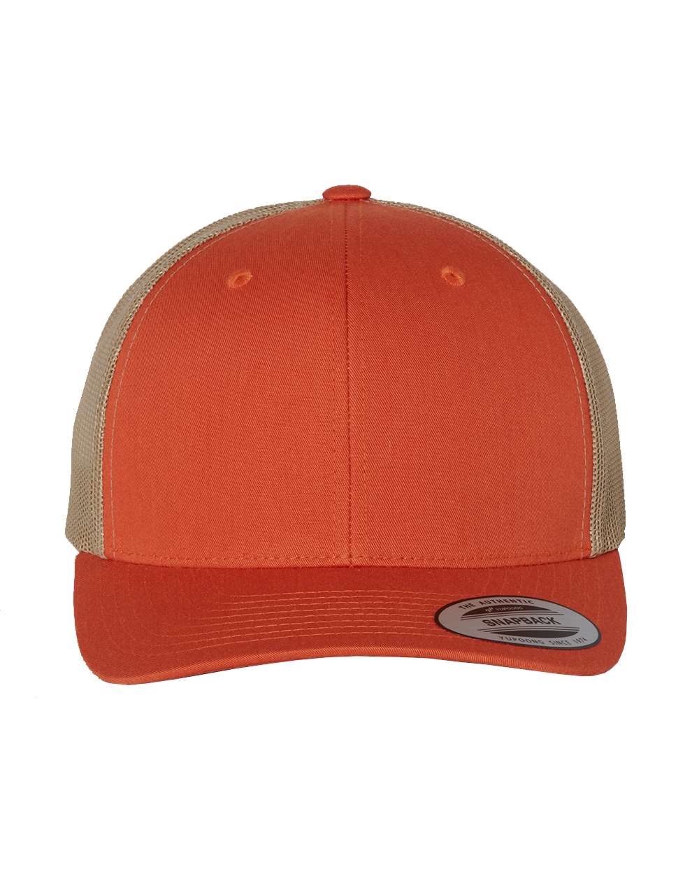 YP Classic 6606 Curved Bill Snapback Mesh Hat - Halstead