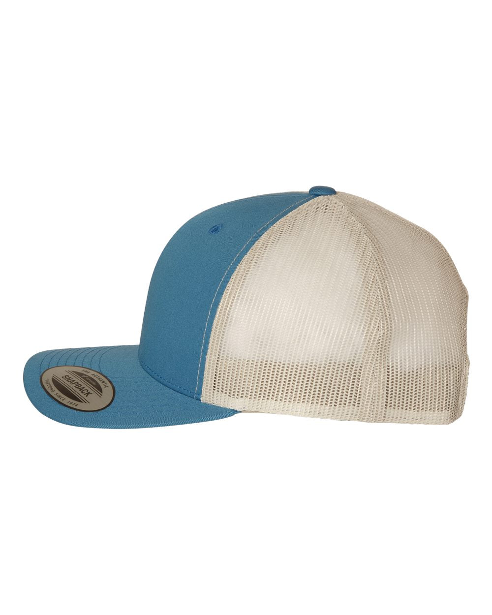 YP Classic 6606 Curved Bill Snapback Mesh Hat - Halstead