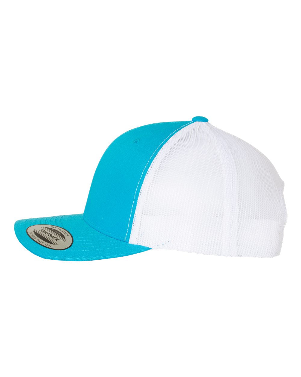 YP Classic 6606 Curved Bill Snapback Mesh Hat - Halstead