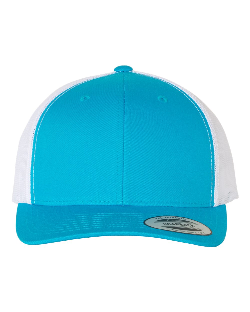 YP Classic 6606 Curved Bill Snapback Mesh Hat - Halstead