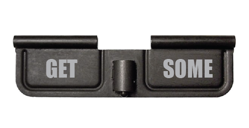 AR-15 milspec dust cover with custom get some laser engraving in Watertown, MN