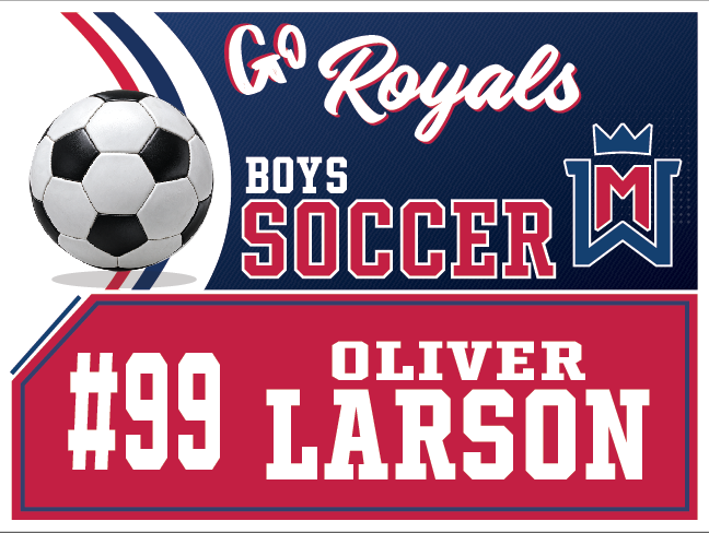 WM Boys Soccer Signs