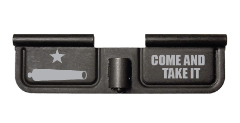 AR-15 milspec dust cover with custom come and take it laser engraving in Watertown, MN