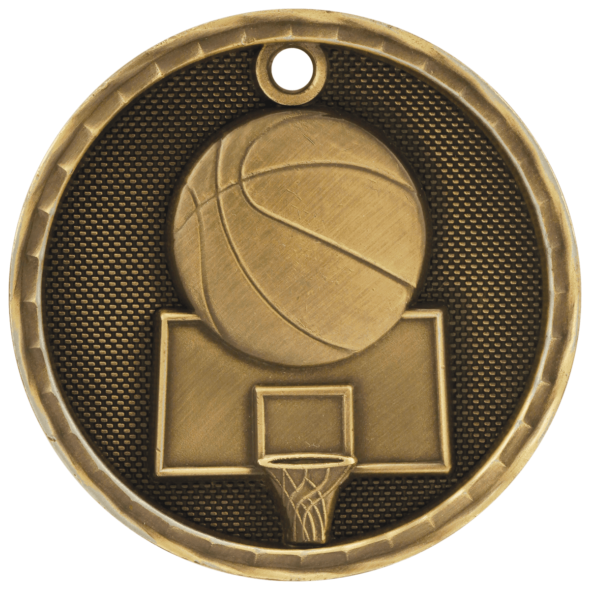 3D Basketball Medal Award