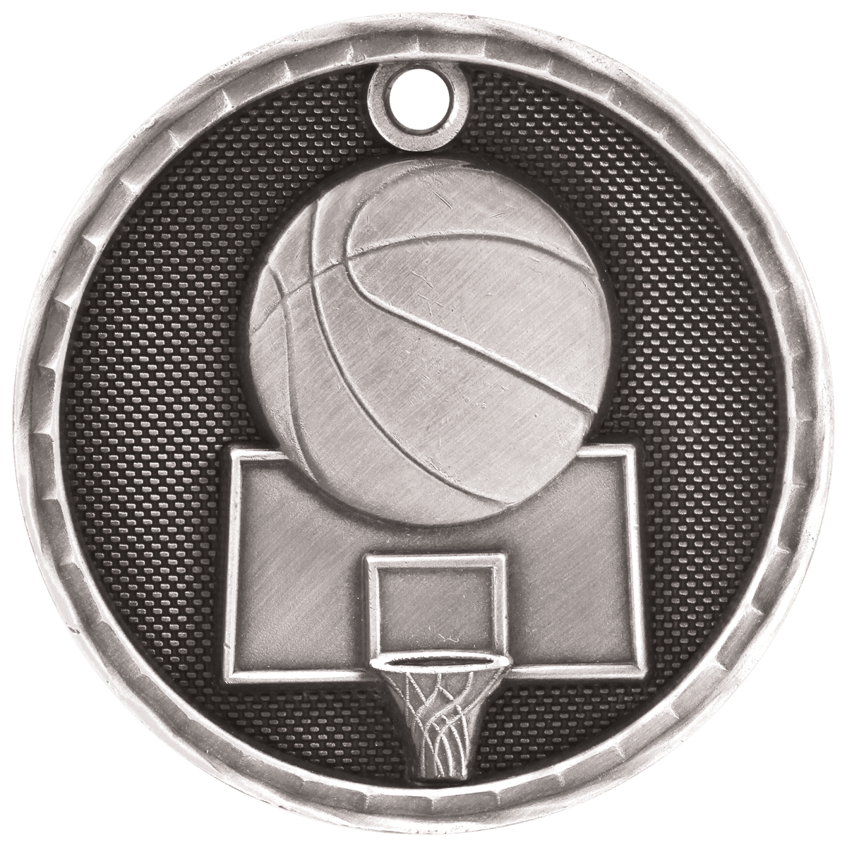 3D Basketball Medal Award