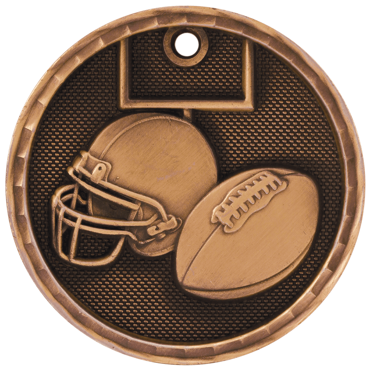 3D Football Medal Award