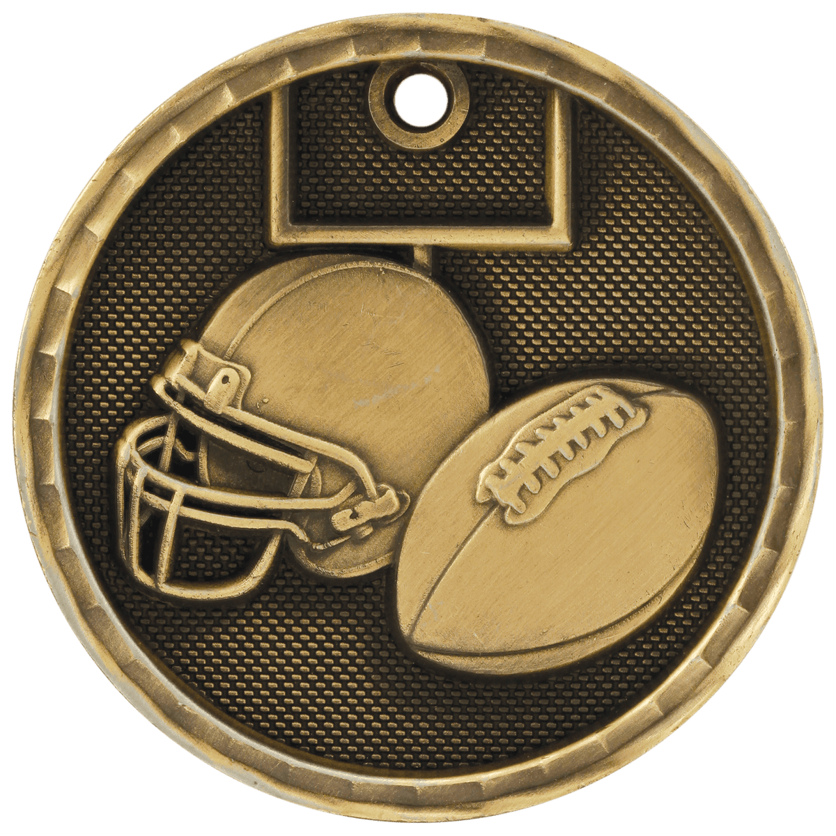 3D Football Medal Award