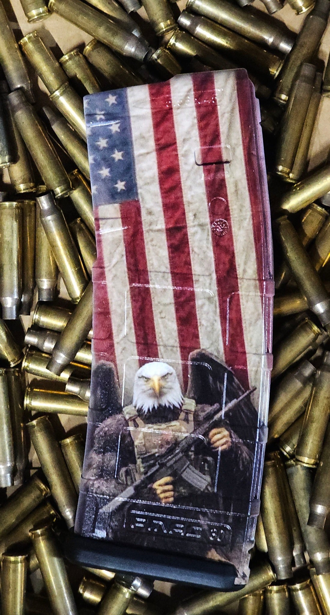 Custom UV Printed Tactical Eagle 5.56 PMAG Gen 2 | AR-15 Laser Engraved Magazine