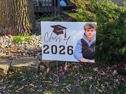 Custom 18 x 24 Corrugated Yard Signs with H-Stakes