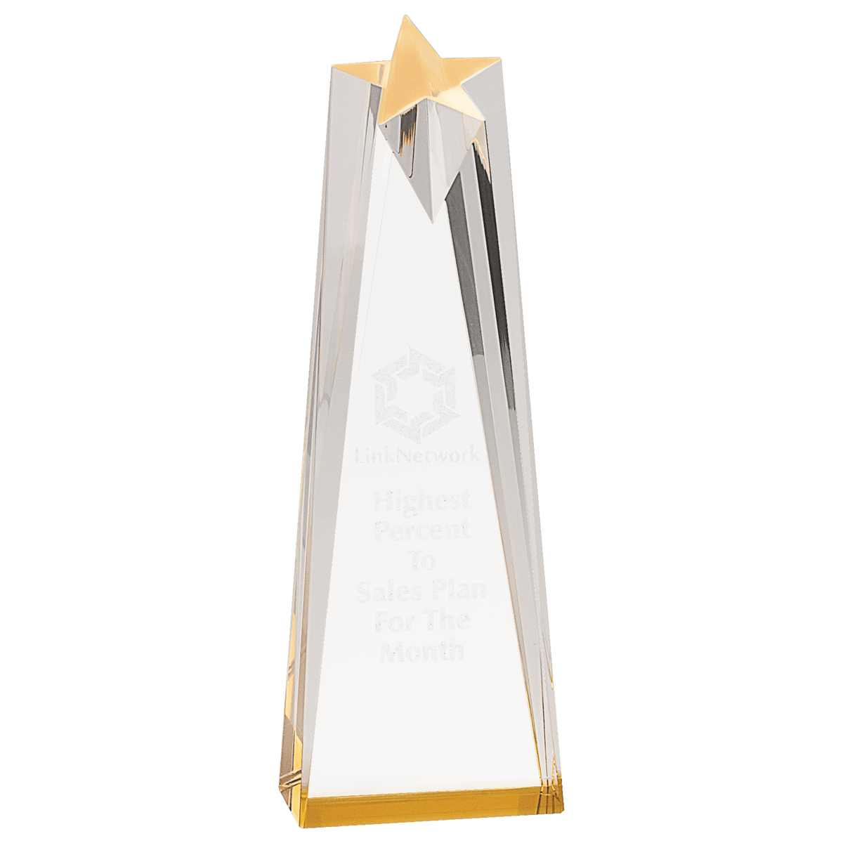 Sculpted Star Acrylic Award