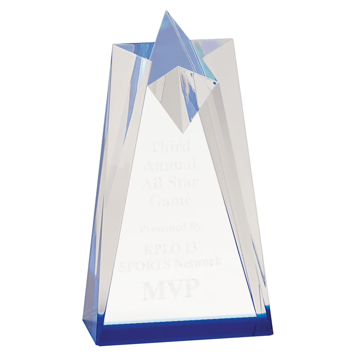 Sculpted Star Acrylic Award