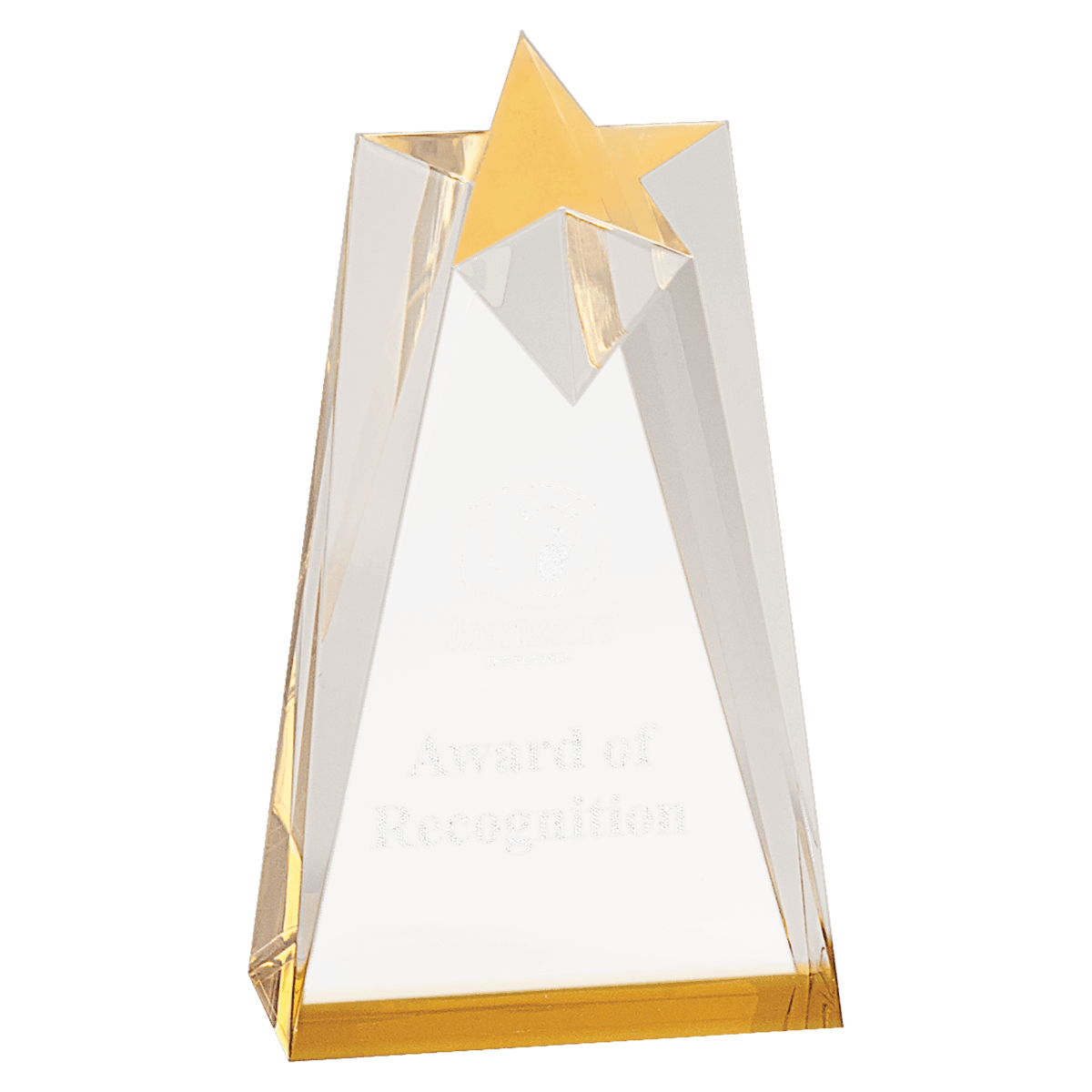 Sculpted Star Acrylic Award