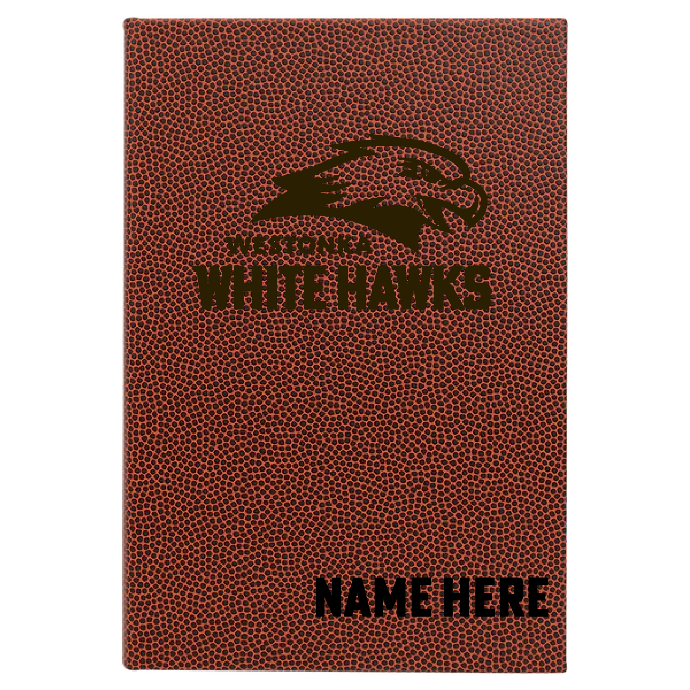 5.25" x 8.25" Leatherette Journal W/ Lined Notepad