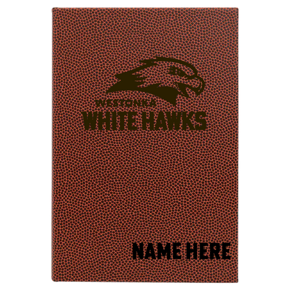 5.25" x 8.25" Leatherette Journal W/ Lined Notepad
