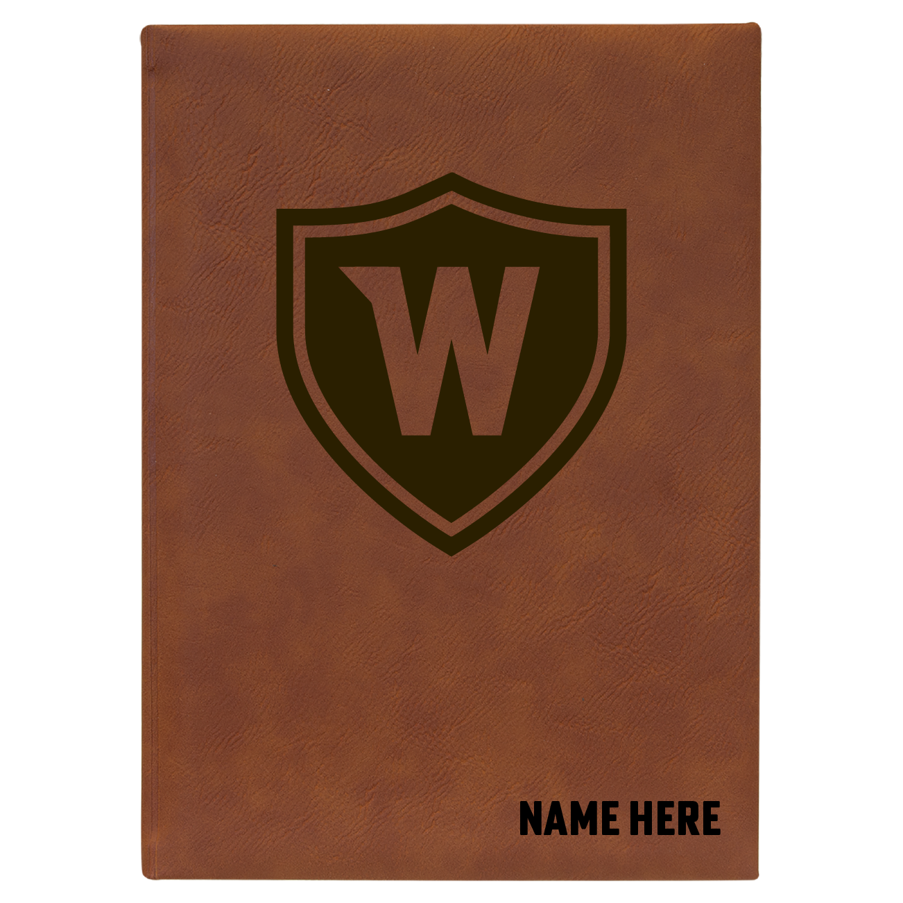5.25" x 8.25" Leatherette Journal W/ Lined Notepad