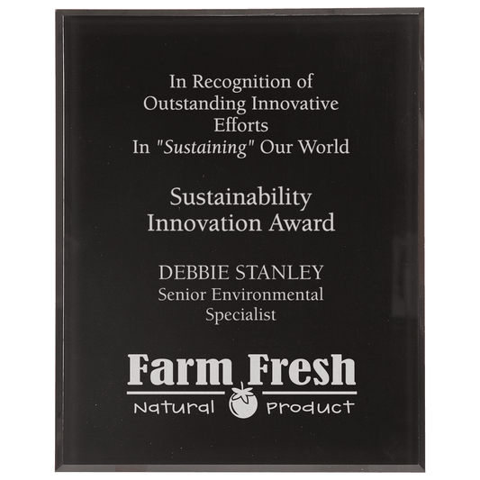 Solid Border Clear-Plaq Acrylic Award