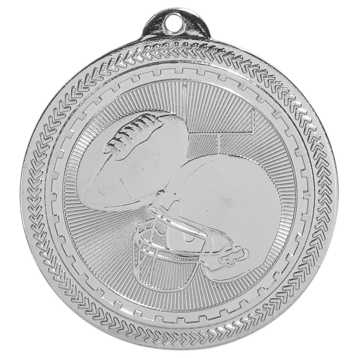 Football Laserable BriteLazer Medal Award