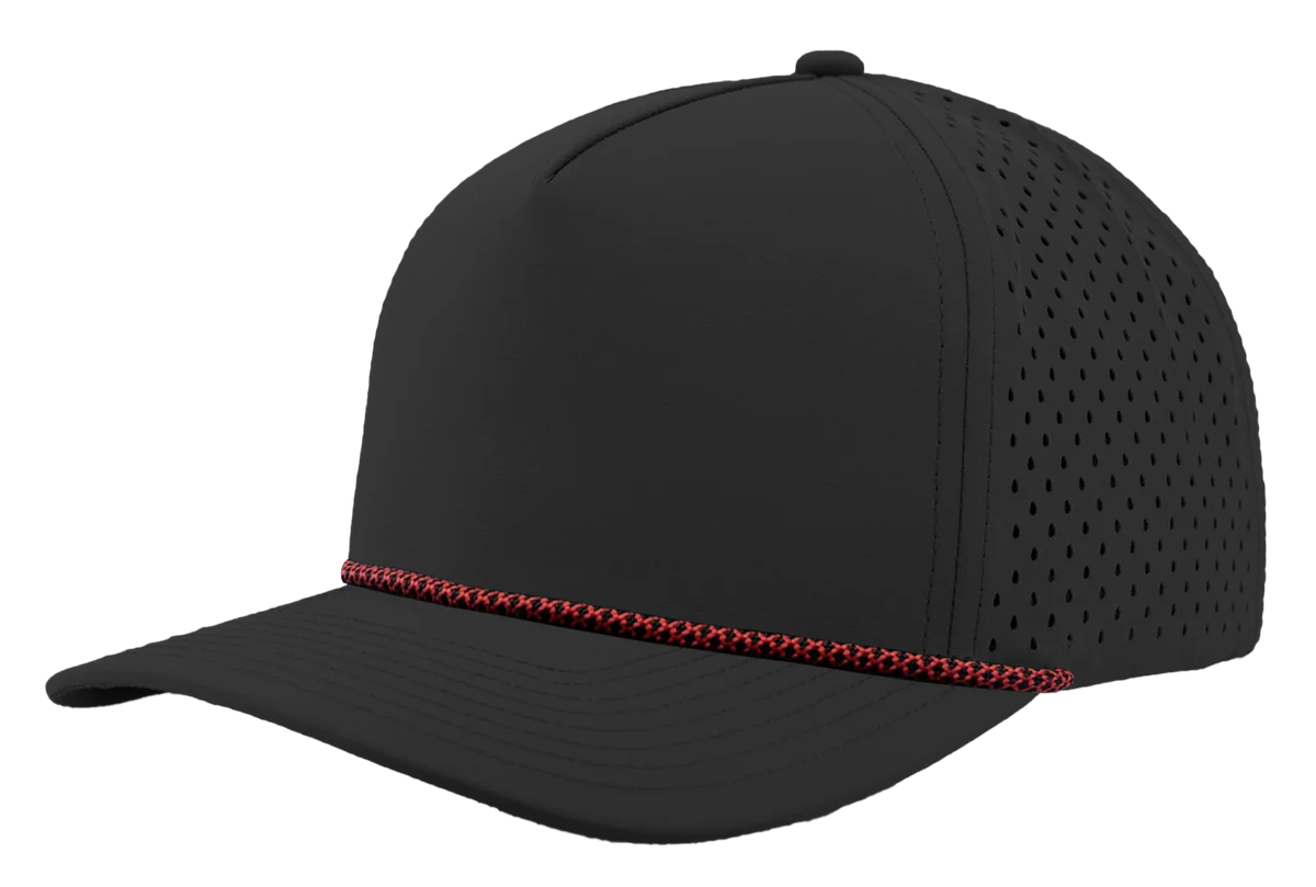 Premium Performance Rope American Flag PVC Patch Hat – Patriotic Snapback Trucker Cap