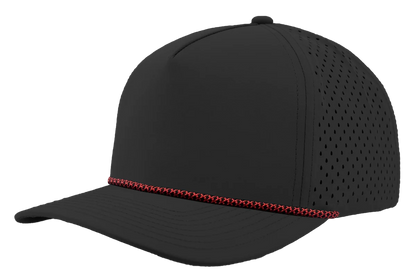 Premium Performance Rope American Flag PVC Patch Hat – Patriotic Snapback Trucker Cap