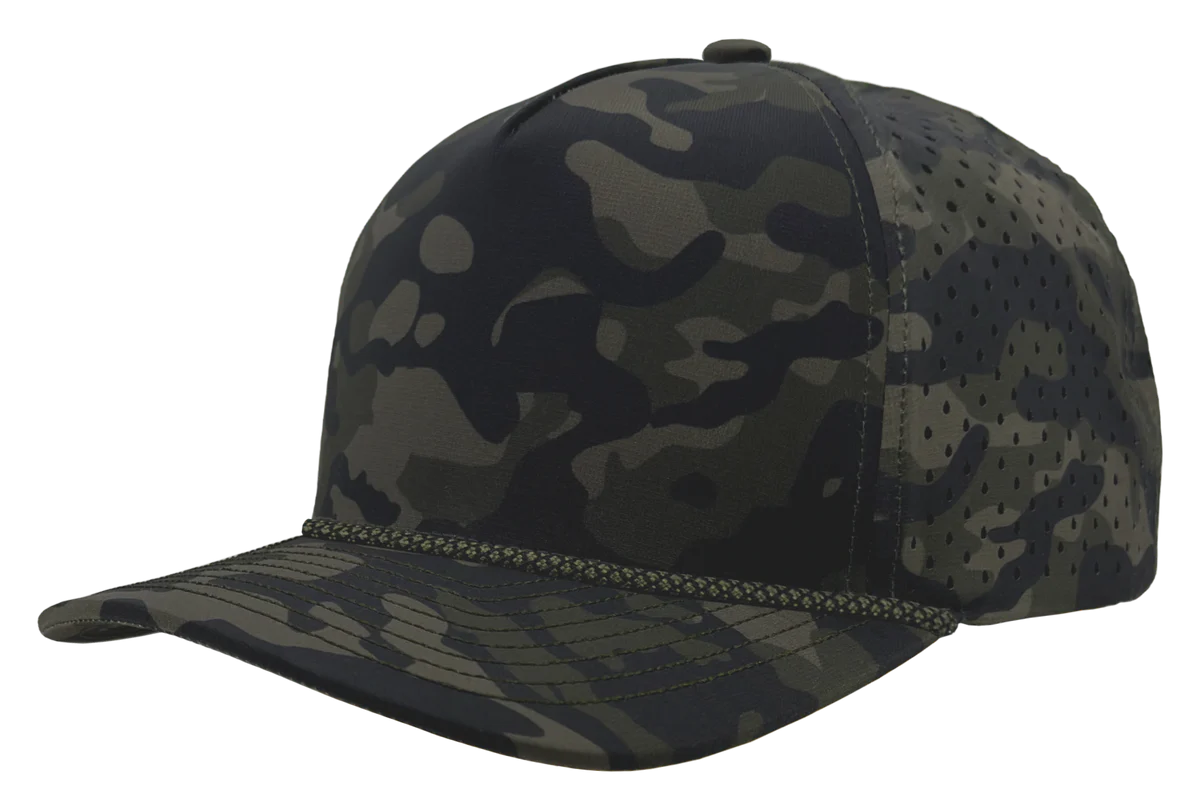 Premium Performance Rope American Flag PVC Patch Hat – Patriotic Snapback Trucker Cap