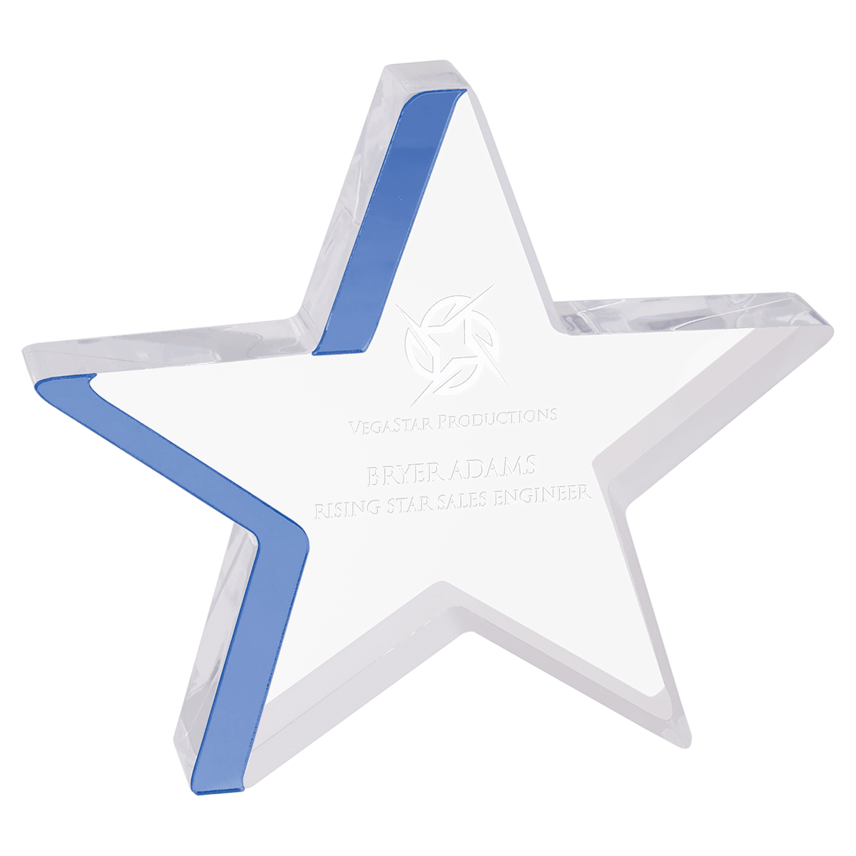Star Acrylic with Edge Award