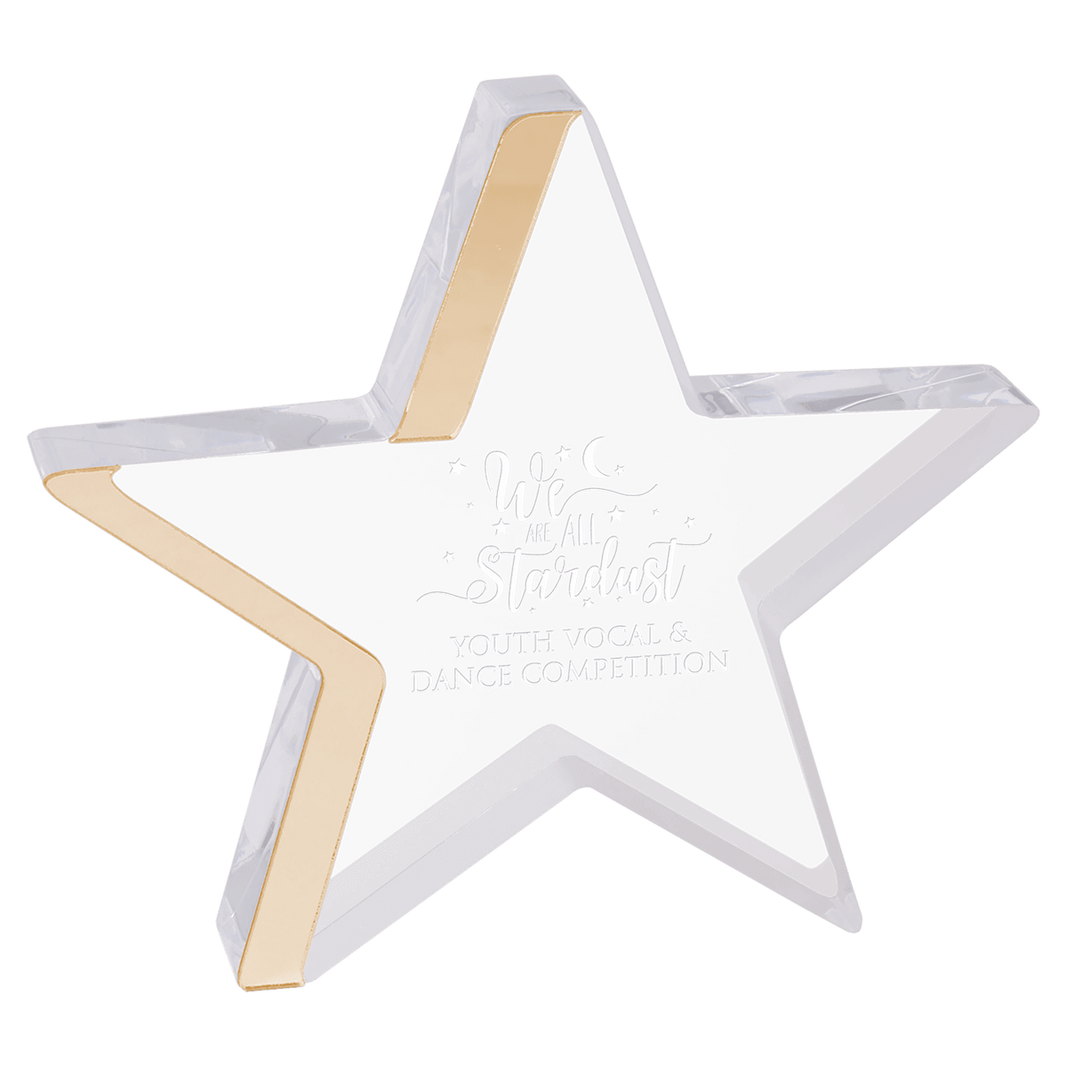 Star Acrylic with Edge Award