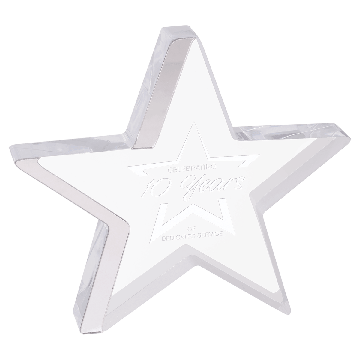Star Acrylic with Edge Award