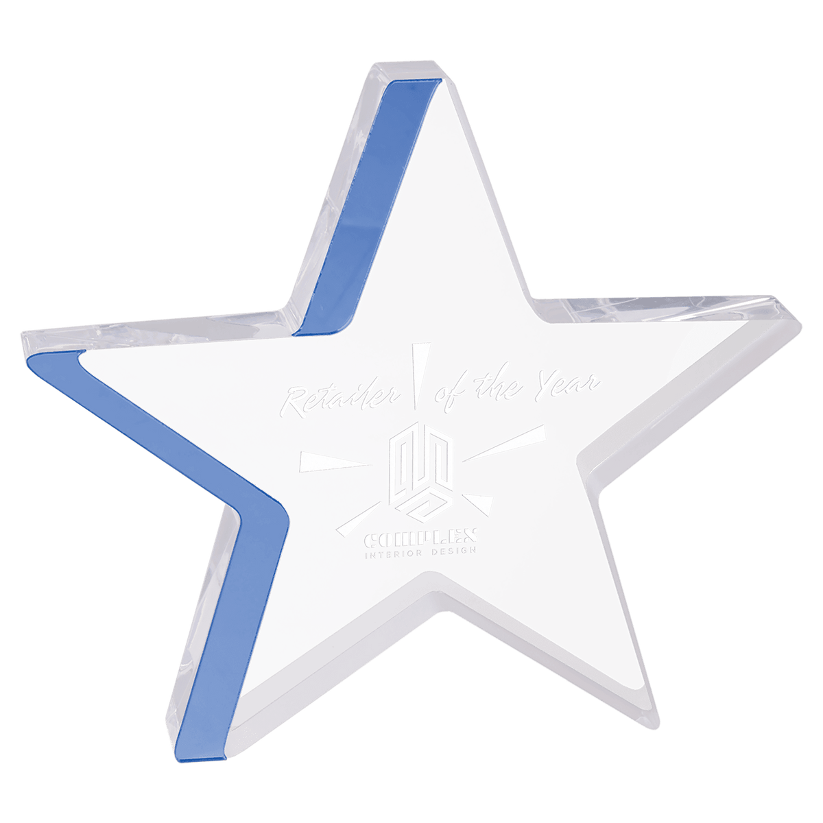 Star Acrylic with Edge Award