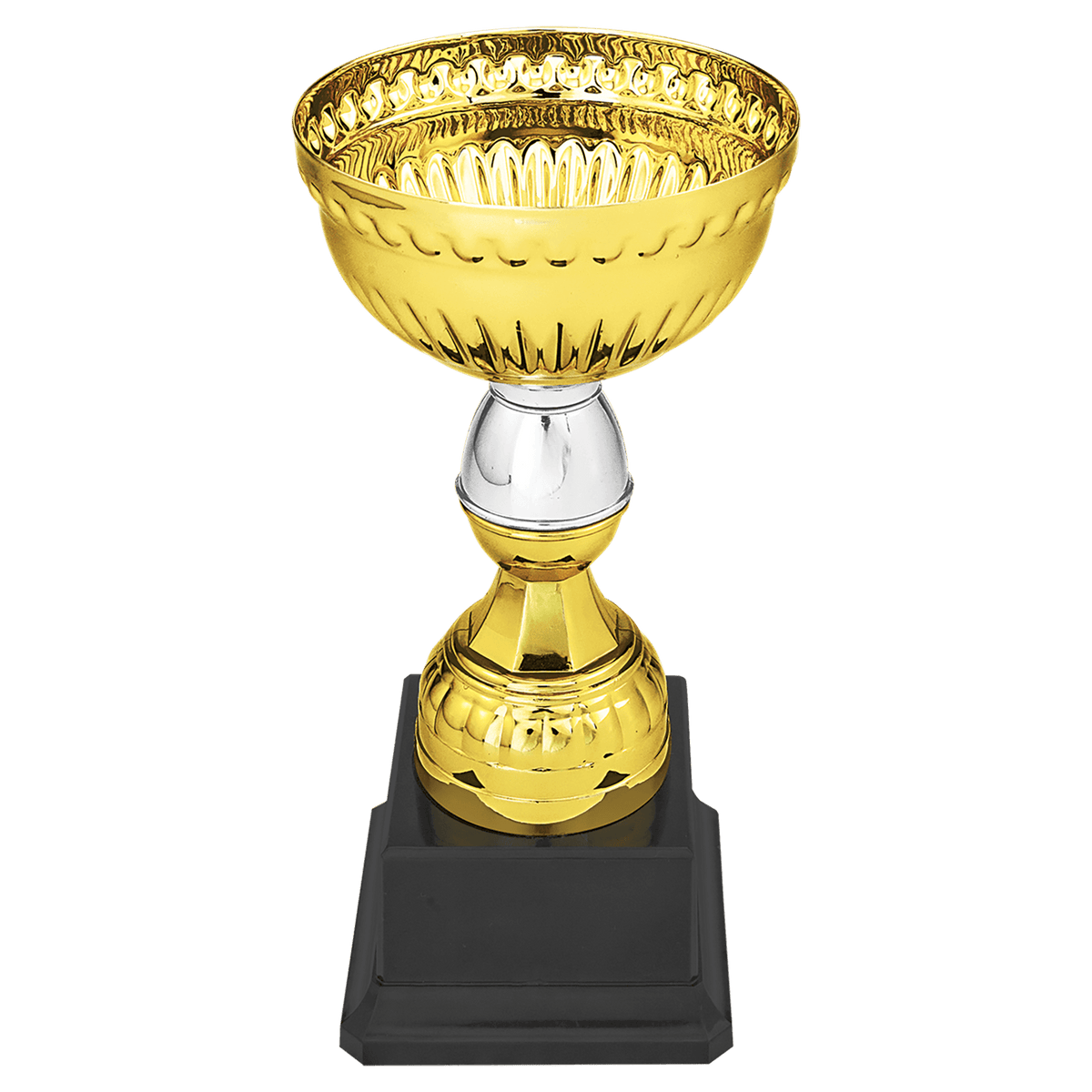 Gold & Metal Cup with Plastic Stem and Base