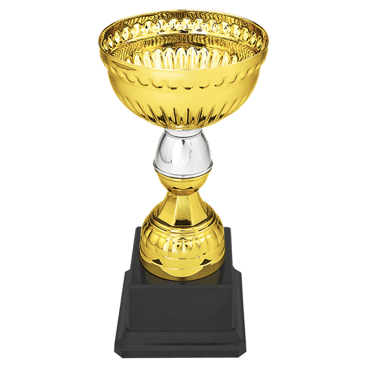 Gold & Metal Cup with Plastic Stem and Base