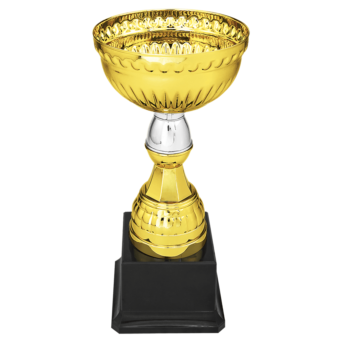 Gold & Metal Cup with Plastic Stem and Base