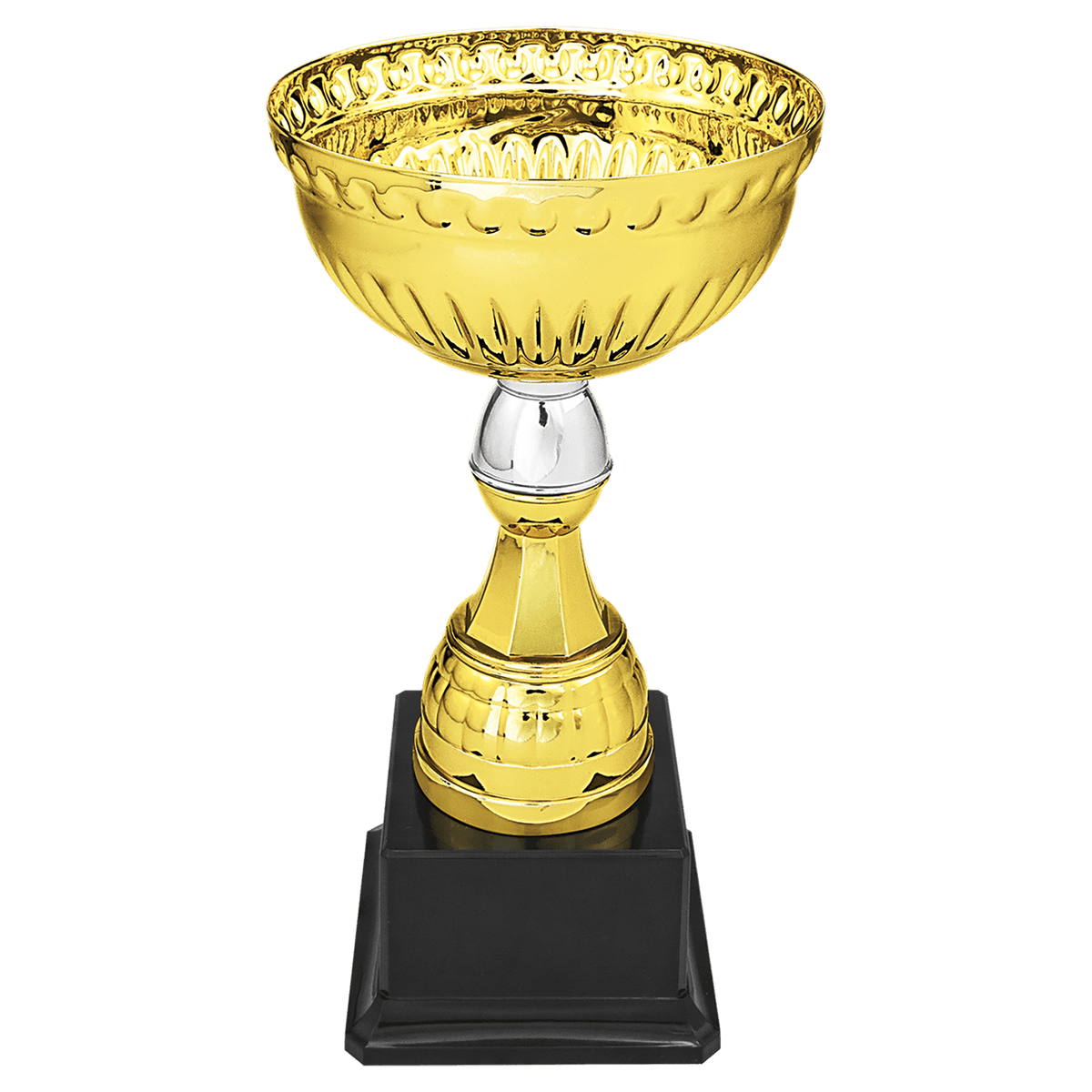 Gold & Metal Cup with Plastic Stem and Base