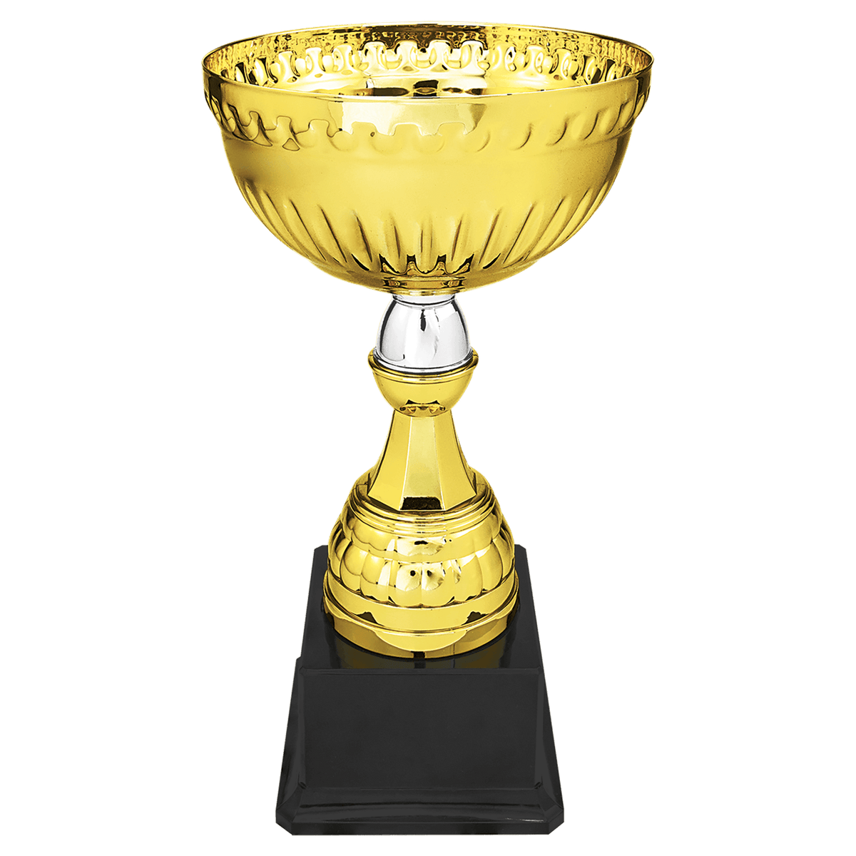 Gold & Metal Cup with Plastic Stem and Base